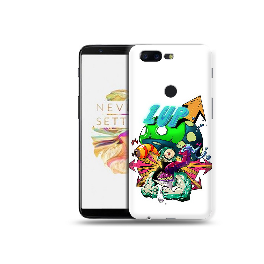 

Чехол MyPads Tocco для OnePlus 5T сильный гриб абстракция, Прозрачный, Tocco