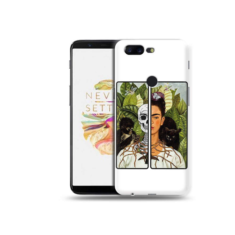 

Чехол MyPads Tocco для OnePlus 5T сдвоенная картинка девушка скелет, Прозрачный, Tocco