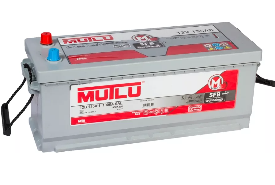 

Аккумулятор MUTLU Mega Calcium 140R 950A 513х189х223