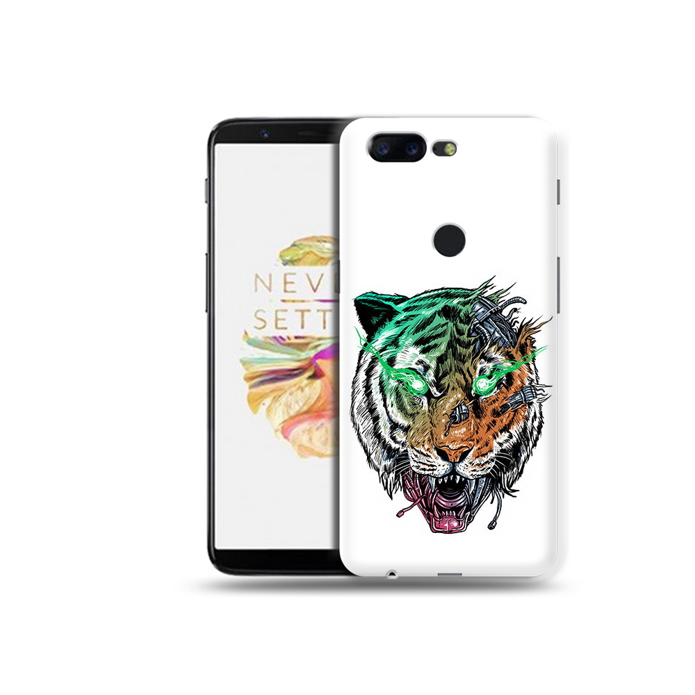 

Чехол MyPads Tocco для OnePlus 5T робо-тигр, Прозрачный, Tocco