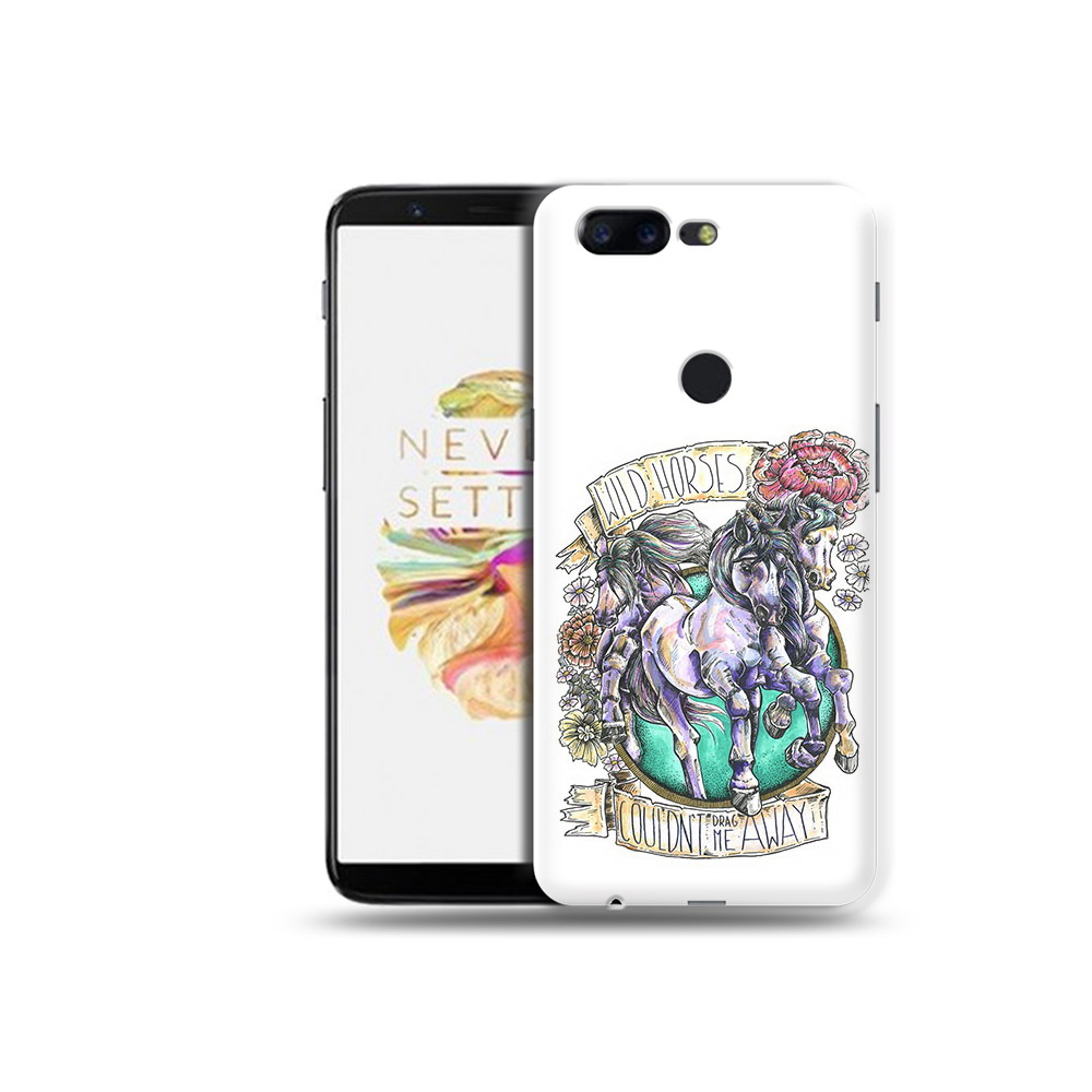 

Чехол MyPads Tocco для OnePlus 5T рисунок коней в цветах, Прозрачный, Tocco