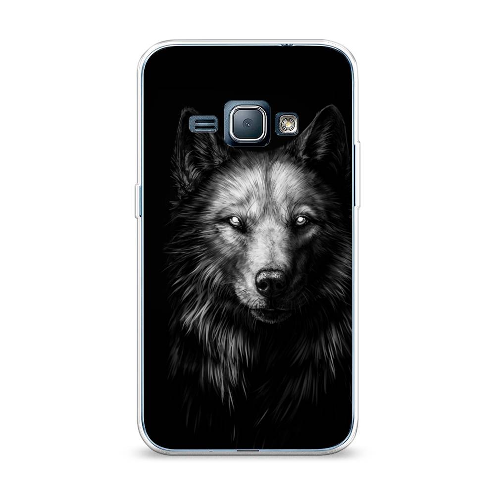

Чехол Awog на Samsung Galaxy J1 2016 / Самсунг J1 2016 "Волк черно белый", Серый;бежевый;белый, 22150-1