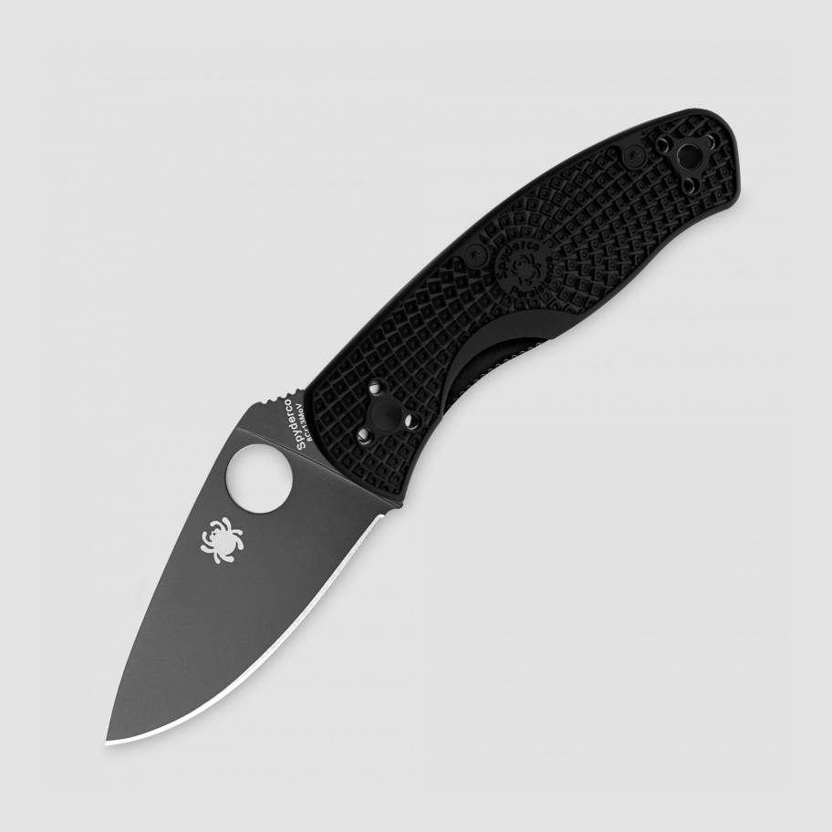 Нож складной SPYDERCO, Persistence, 7.0 см, черный