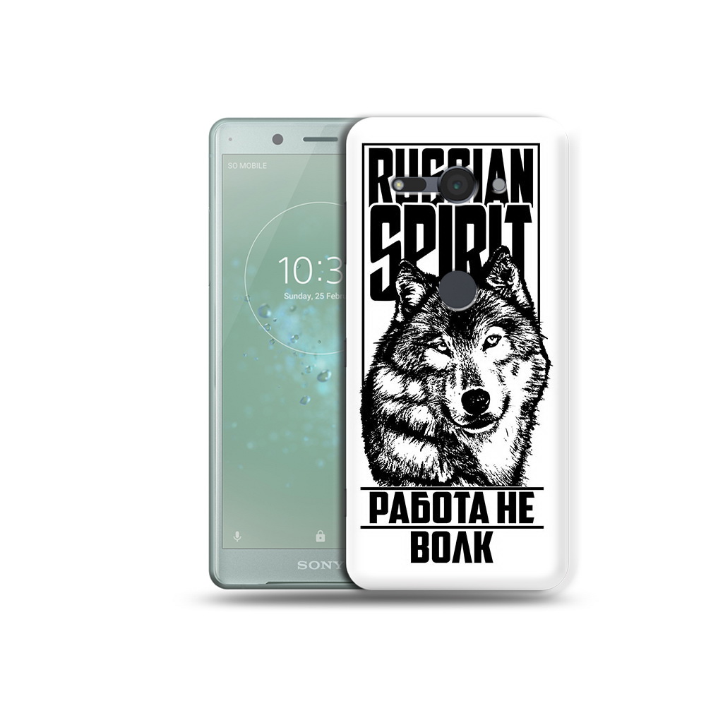 

Чехол MyPads Tocco для Sony Xperia XZ2 Compact работа не волк, Прозрачный, Tocco