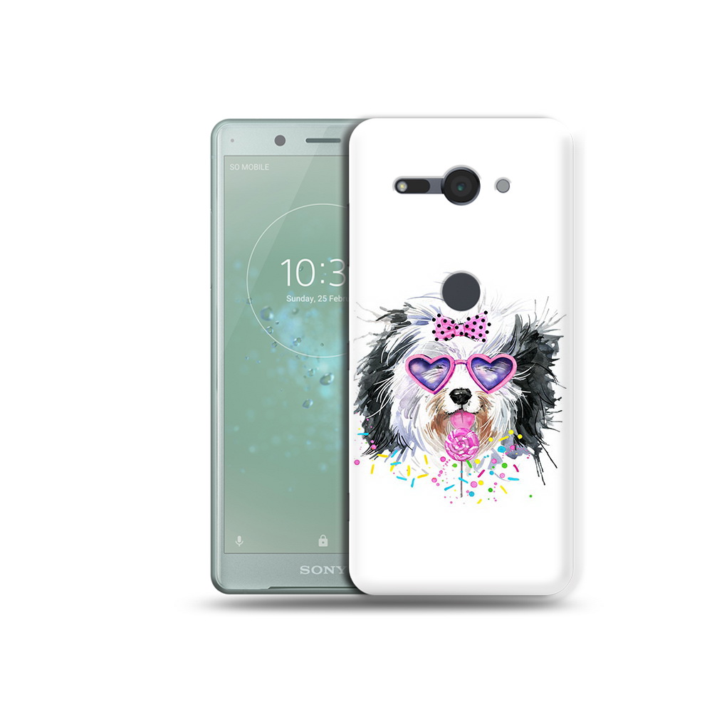 

Чехол MyPads Tocco для Sony Xperia XZ2 Compact пушистик, Прозрачный, Tocco