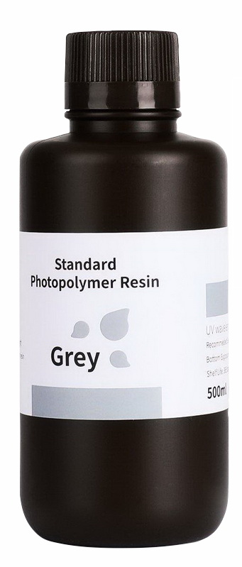 

Фотополимер Elegoo Standard Resin (Серый, 0.5 л), Standard Resin