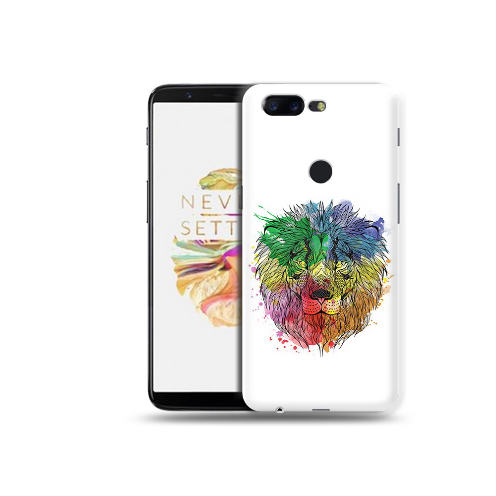 

Чехол MyPads Tocco для OnePlus 5T разноцветный гордый лев, Прозрачный, Tocco