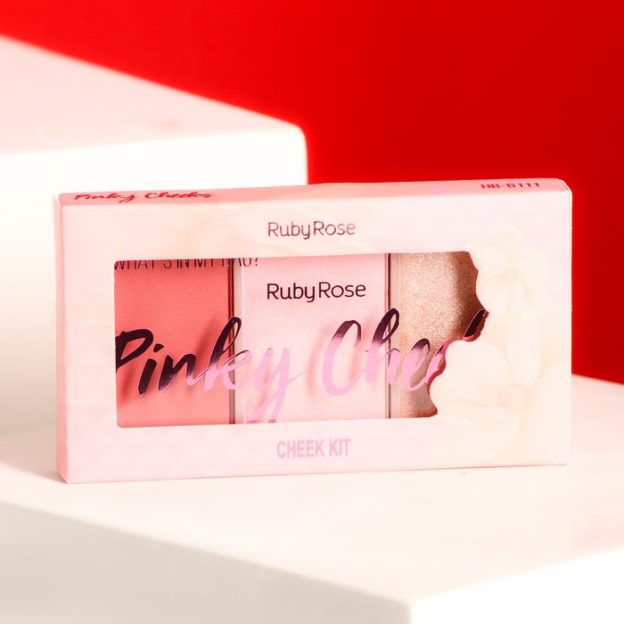 

Палетка для макияжа румяна и хайлайтер, Ruby Rose, "Blush and Glow"