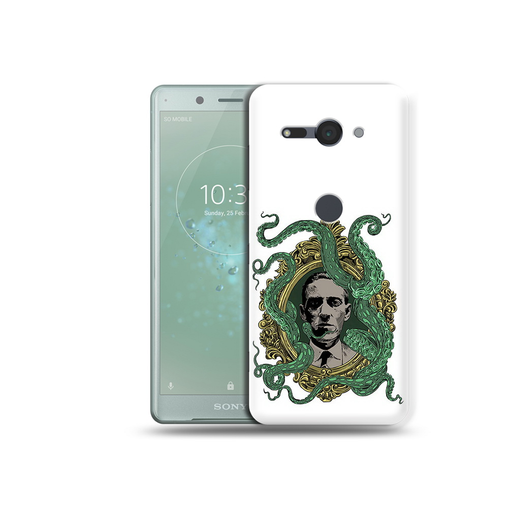 

Чехол MyPads Tocco для Sony Xperia XZ2 Compact портрет с кракеном, Прозрачный, Tocco
