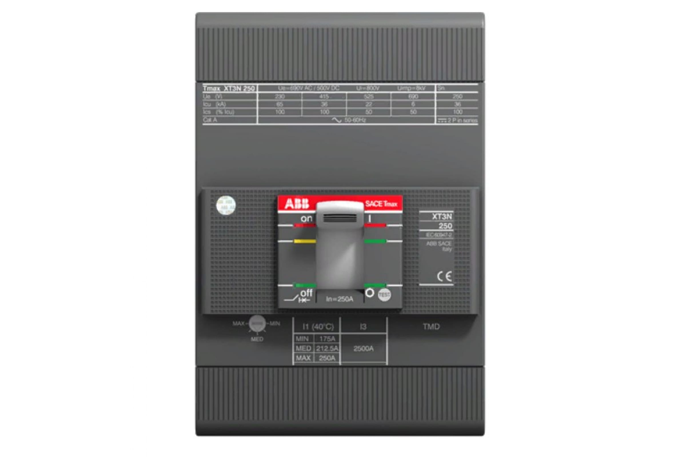 

Sace Tmax Xt3N 250 Tdm 100-1000 3P Ff