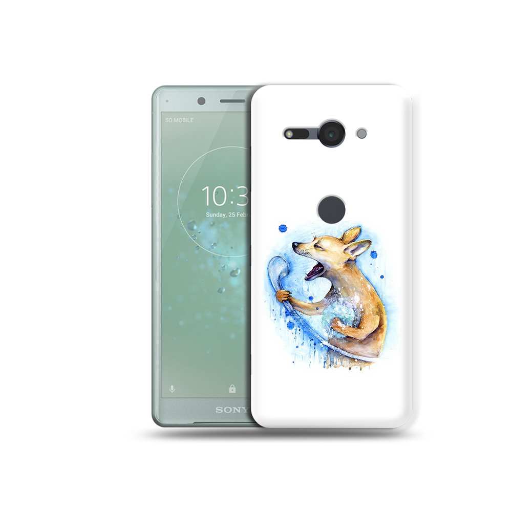 

Чехол MyPads Tocco для Sony Xperia XZ2 Compact пение в душе, Прозрачный, Tocco