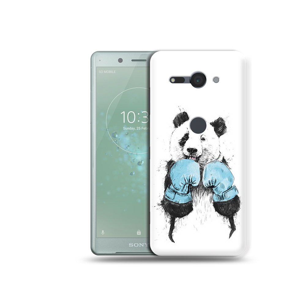 

Чехол MyPads Tocco для Sony Xperia XZ2 Compact панда боксер, Прозрачный, Tocco