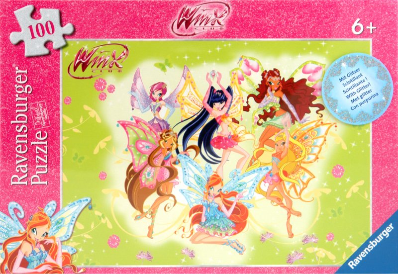 

Ravensburger с блестками, Winx, 100 элементов, с блестками, Winx, 100 элементов
