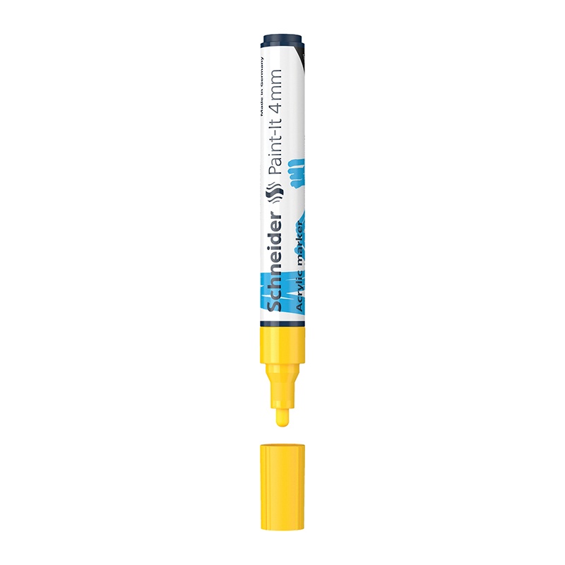 

Schneider Paint-It 320 4 мм, пулевидный, желтый, Paint-It 320 4 мм, пулевидный, желтый