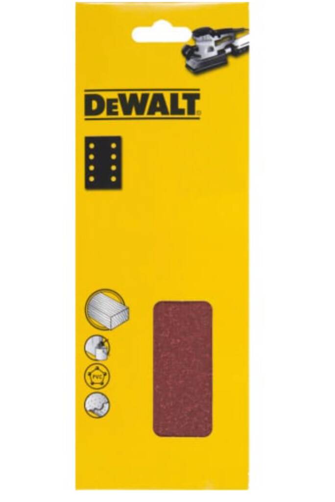 

Лист шлифовальный перфорированный (10 шт; 93х240 мм; 60G) DEWALT DT8590