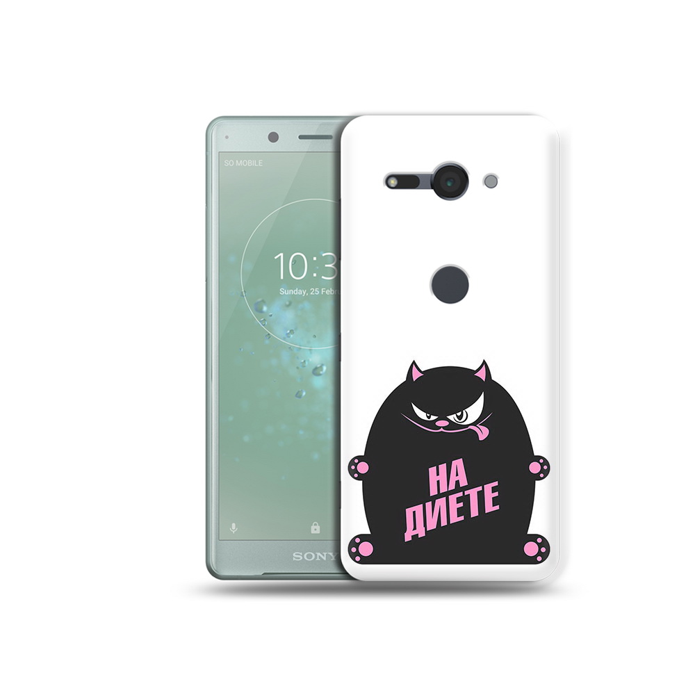 

Чехол MyPads Tocco для Sony Xperia XZ2 Compact на диете, Прозрачный, Tocco