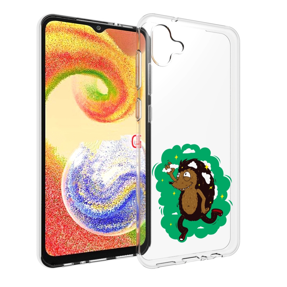 

Чехол MyPads Ежик в облаках для Samsung Galaxy A04, Прозрачный, Tocco