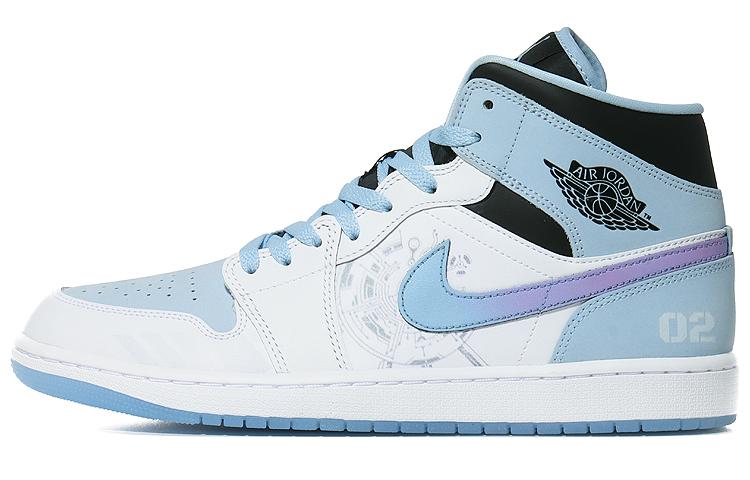 

Кеды унисекс Jordan Air Jordan 1 Mid белые 44.5 EU, Белый, Air Jordan 1 Mid