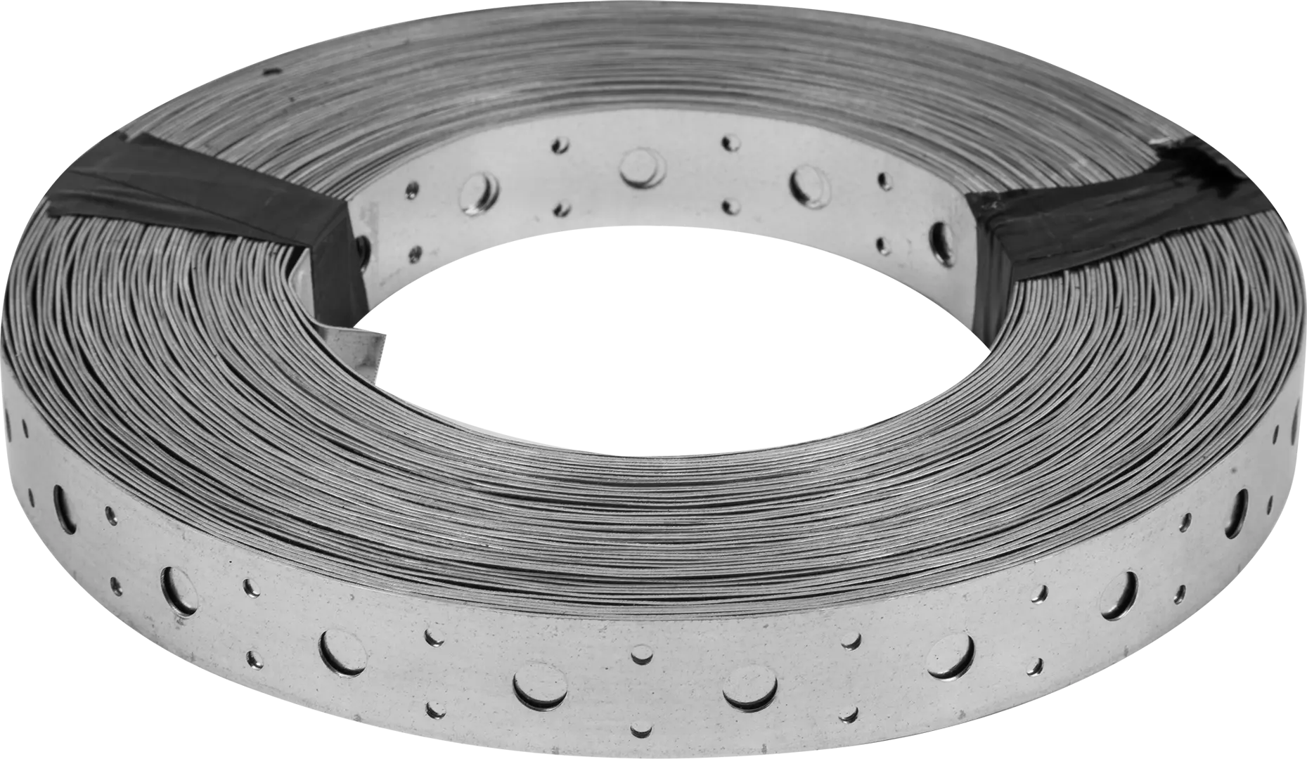 Перфорированная лента прямая LP 25x0.8 25 м оцинкованная сталь цвет серебро