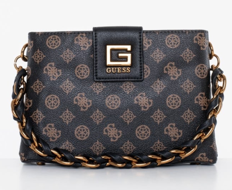 Клатч женский Guess HWPZ86 76720, коричневый