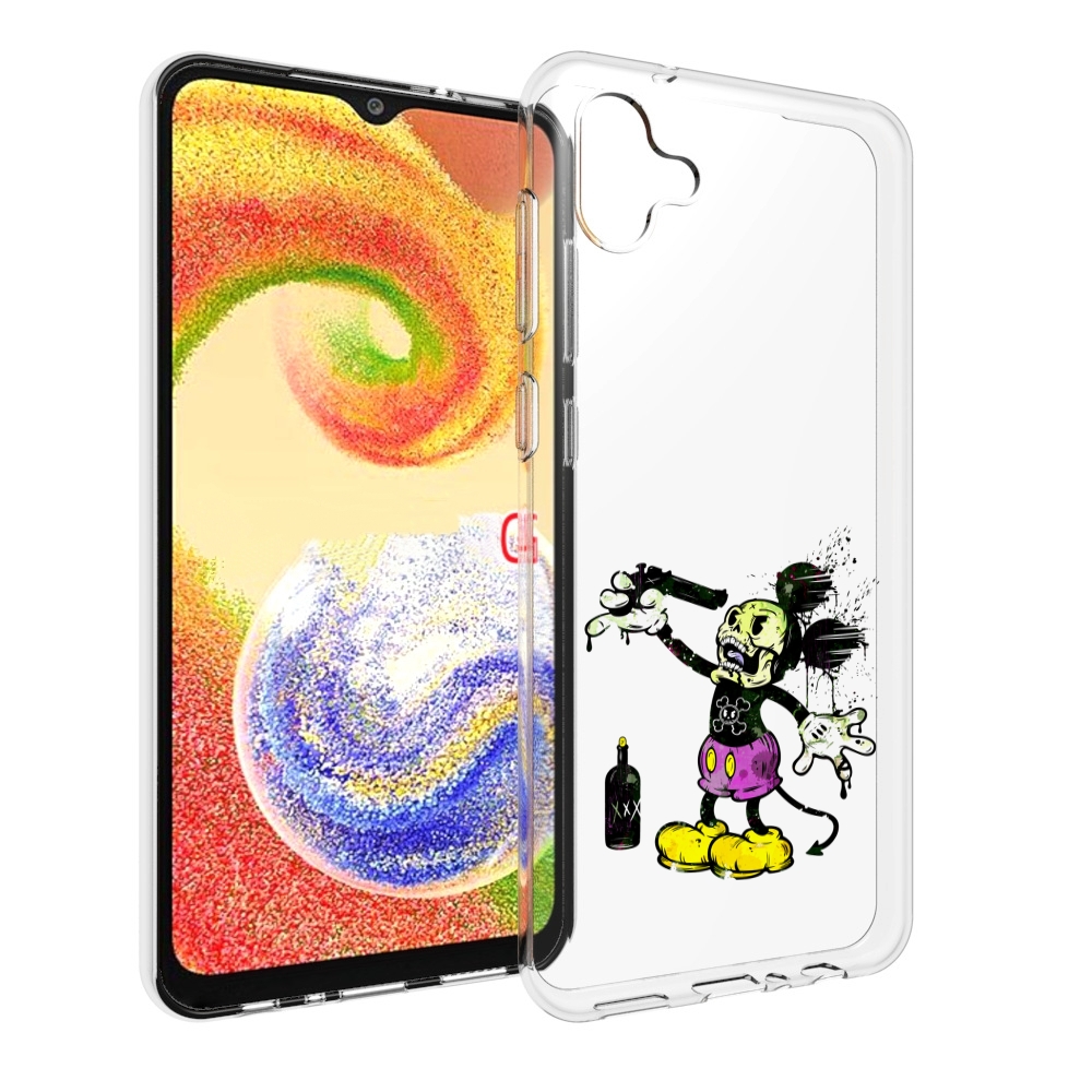 

Чехол MyPads Драг Микки для Samsung Galaxy A04, Прозрачный, Tocco