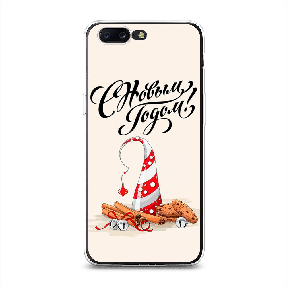 

Чехол на OnePlus 5 "Подарки на Новый Год", Бежевый;красный;черный, 150250-5