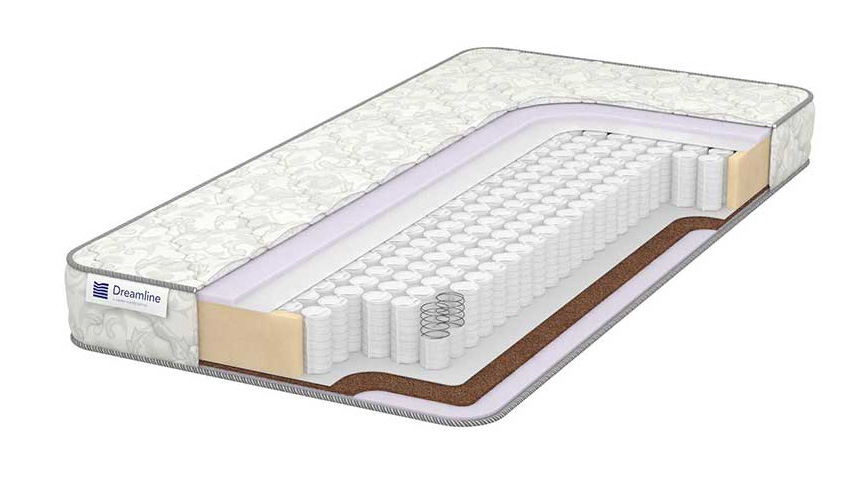 

Матрас Дримлайн Easy Norma TFK 160х205х19, Белый, Easy Norma TFK