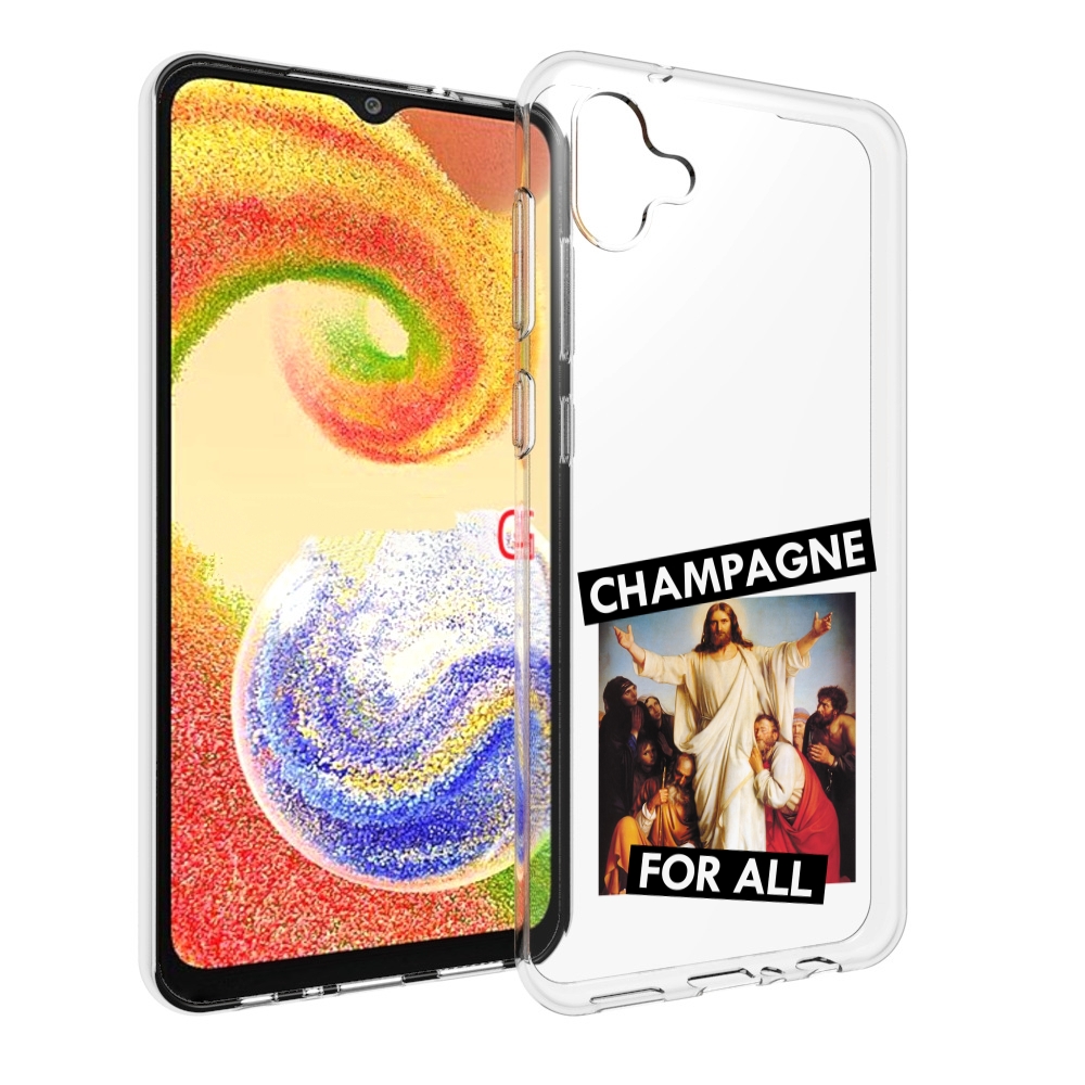

Чехол MyPads шампанское для Samsung Galaxy A04, Прозрачный, Tocco