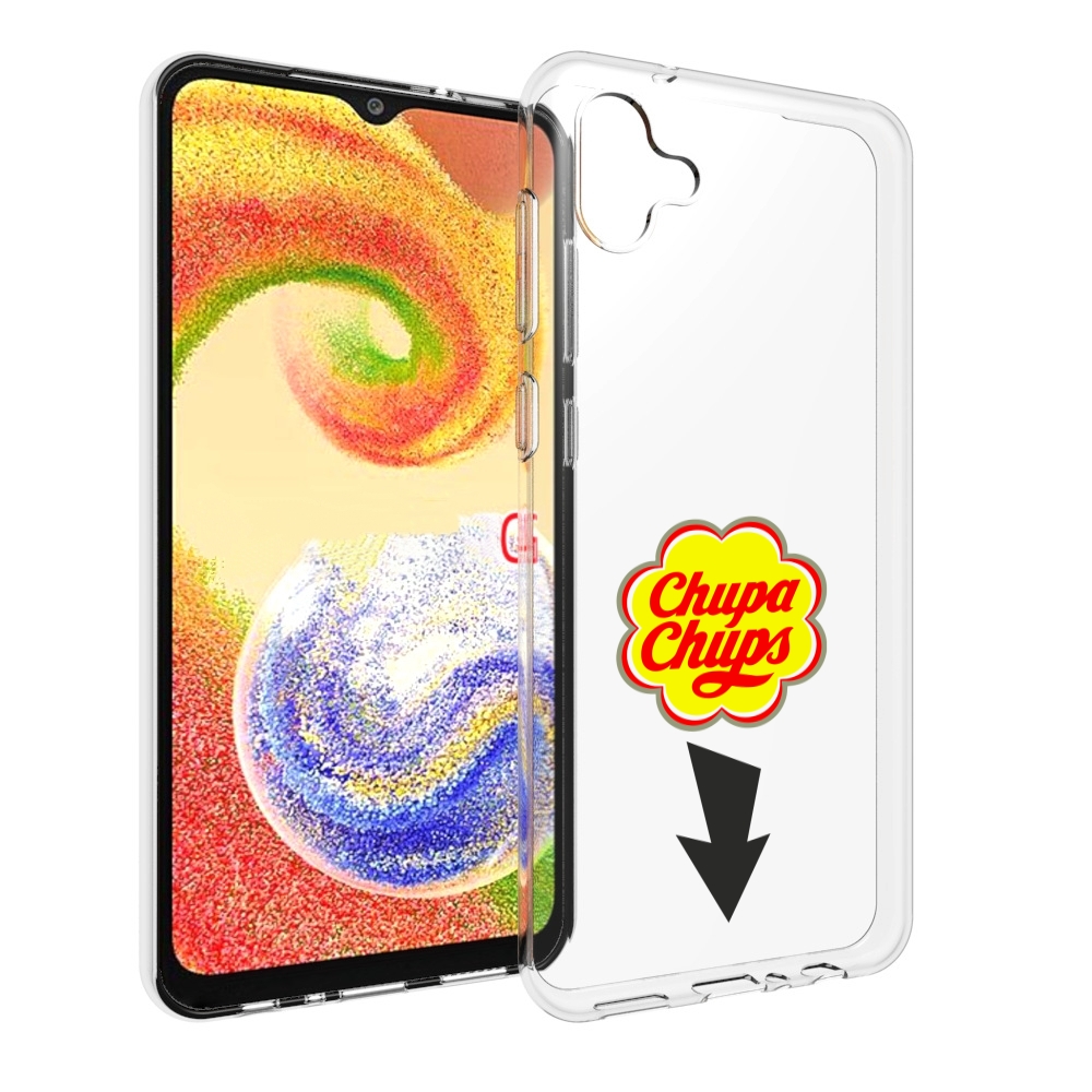 

Чехол MyPads чупа чупс для Samsung Galaxy A04, Прозрачный, Tocco