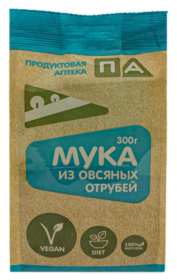 Мука Продуктовая Аптека из овсяных отрубей 300 г