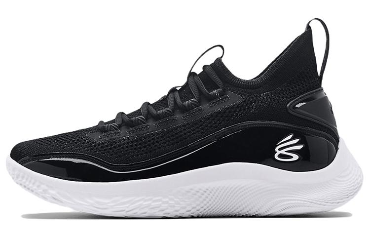 

Кроссовки унисекс Under Armour Curry 8 Team черные 38.5 EU, Черный, Curry 8 Team