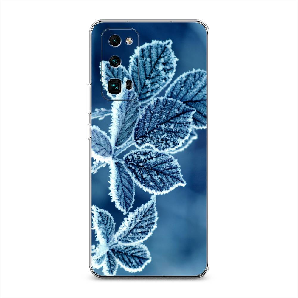

Чехол на Honor 30 Pro Plus "Зима 6", Голубой;белый, 612250-2