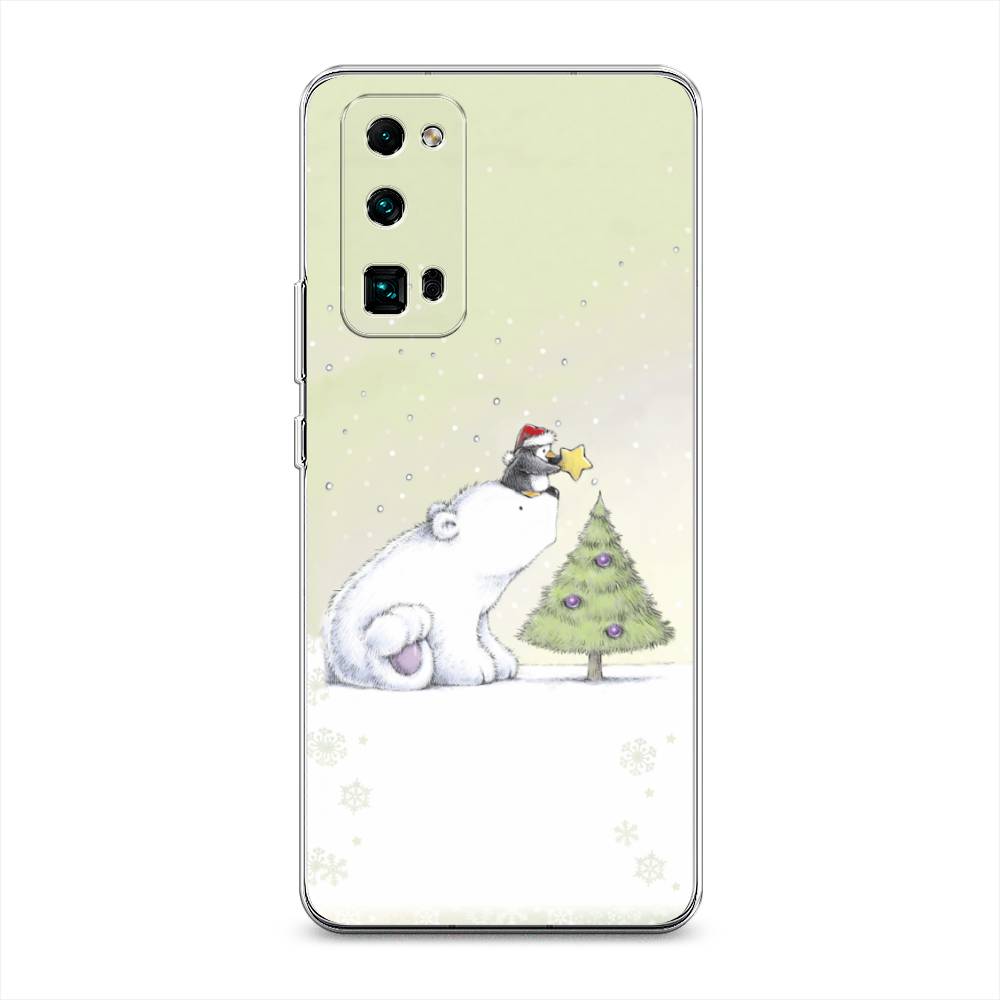 

Чехол на Honor 30 Pro Plus "Украшение елки", Белый;бежевый, 612250-5