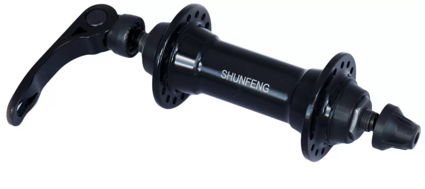

Втулка передняя Shunfeng SF-A231F, 32H, OLD:100мм, QR, черный, SF-A231F