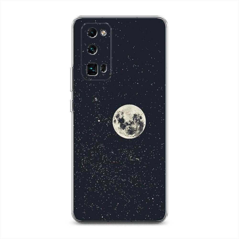 

Чехол на Honor 30 Pro Plus "Полнолуние", Красный, 612250-2