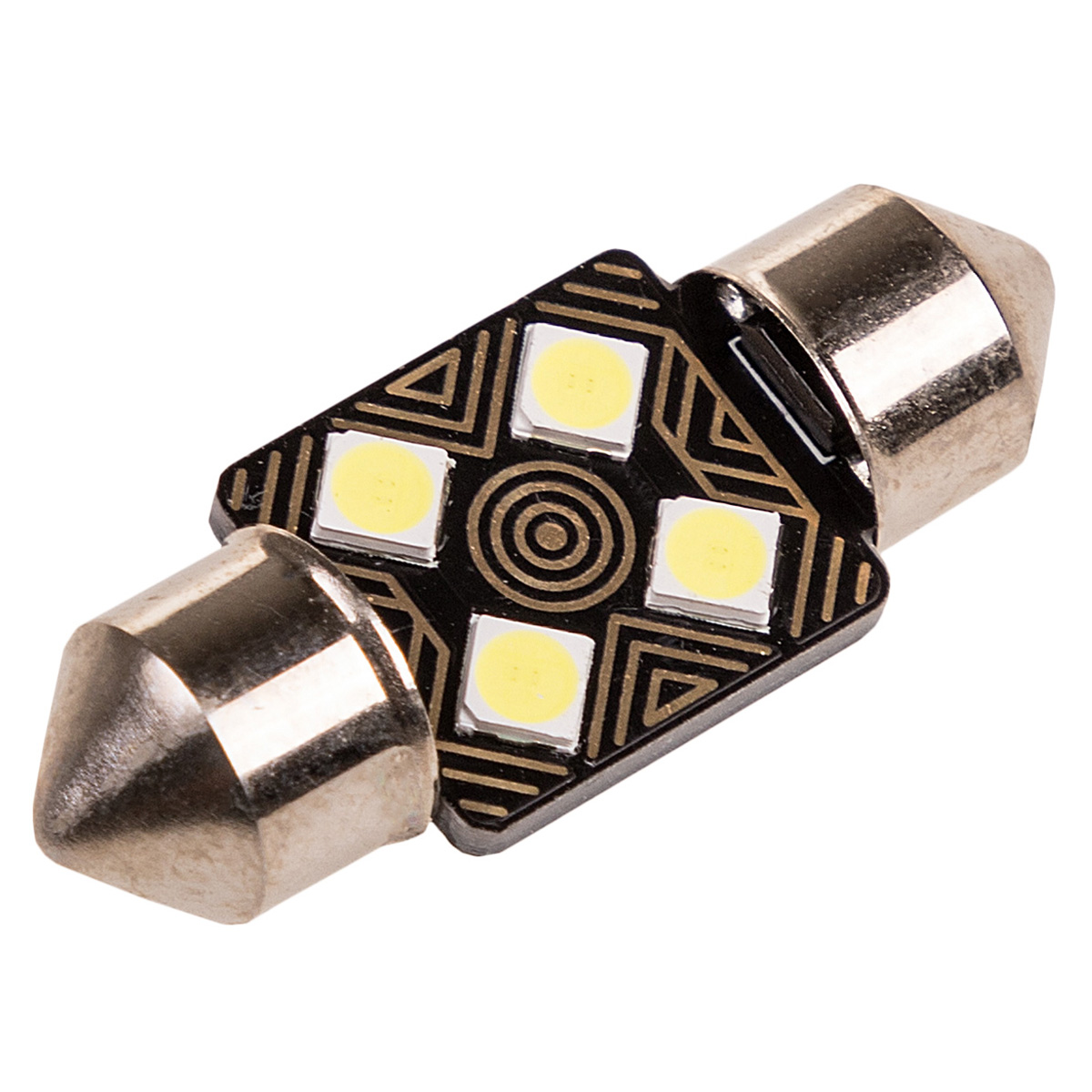 

Автолампа диод SKYWAY T11 C5W 4SMD диода 1-конт 31мм белая S08201404