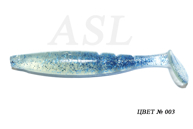 

Силиконовая приманка ASL Самурай цв. 003 L-12см 4шт/уп, Самурай