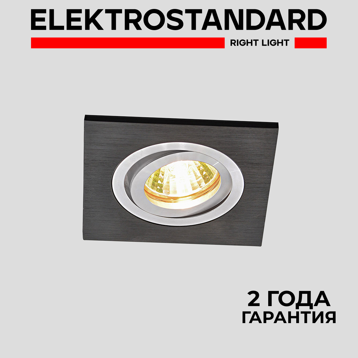 Встраиваемый светильник Elektrostandard 1051/1 BK Черный a035241