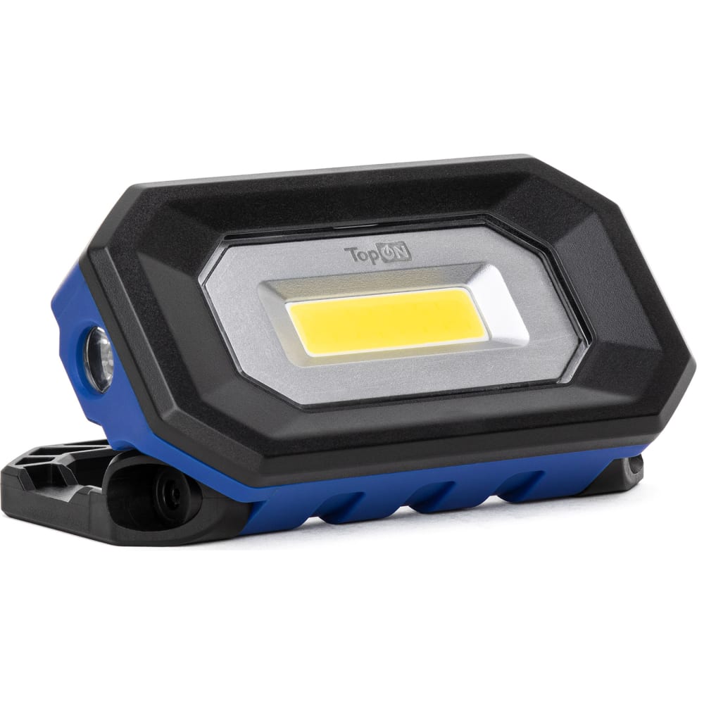 

TopOn Аккумуляторный фонарь LED 5 Вт 500 лм 3.7 B 2 Ач 7.4 Втч дополнительный фонарь, магн, Синий, TOP-MX05