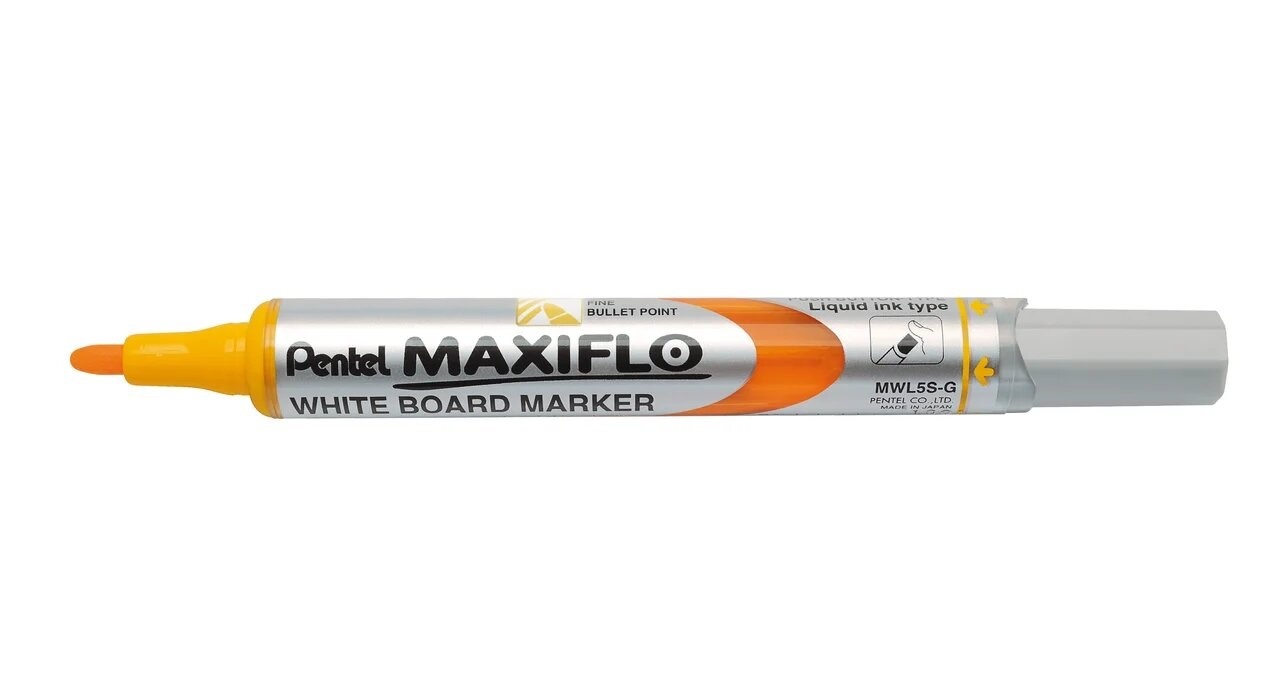 Pentel Maxiflo 4 мм, пулевидный, желтый