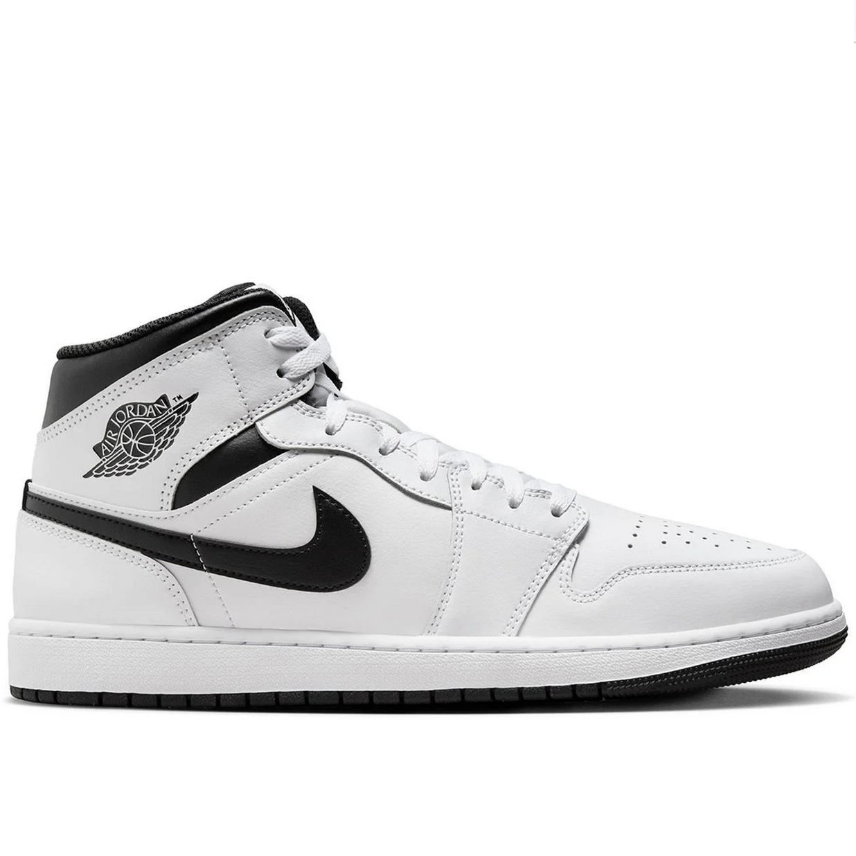 

Кеды унисекс Jordan 1 Mid белые 10.5 US, Белый, 1 Mid