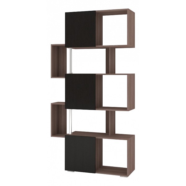 

Стеллаж комбинированный Баронс Норд СТ.053.1050-01, венге цаво/ясень шимо темный, Коричневый;черный, Норд СТ.053.1050-01