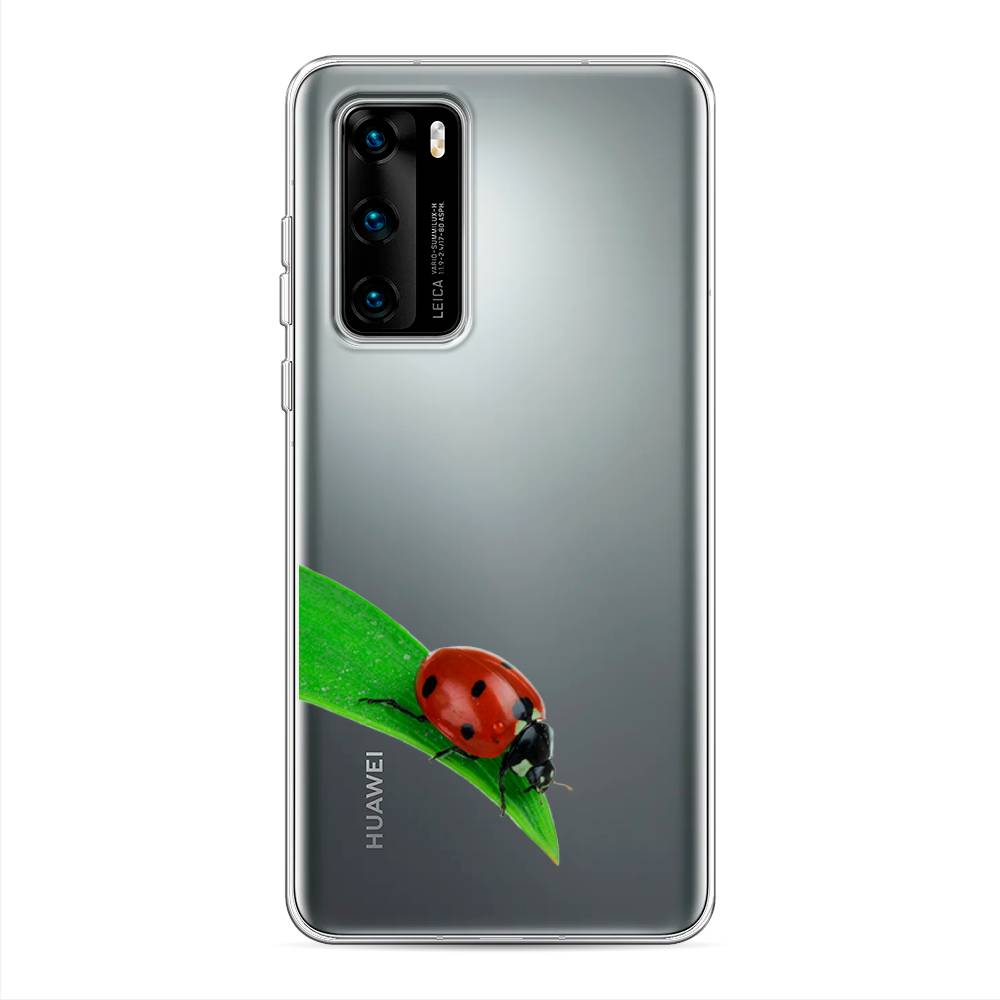 

Чехол Awog на Huawei P40 "На счастье", Белый;красный;зеленый, 610850-1