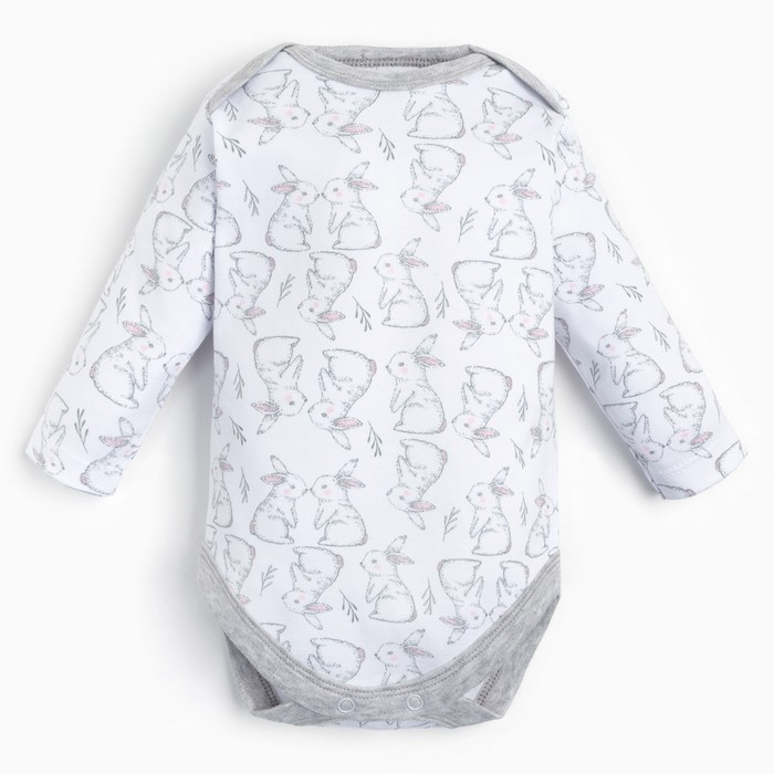 

Linas baby Боди детское, цвет белый, рост 62 см (1-3м), 271030