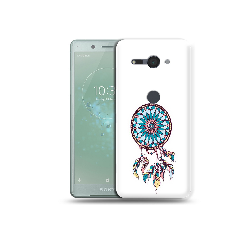 

Чехол MyPads Tocco для Sony Xperia XZ2 Compact ловец снов синий, Прозрачный, Tocco