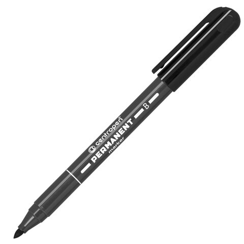 

Маркер перманентный CENTROPEN 2836, ЧЕРНЫЙ, круглый наконечник, 2 мм, 6 2836 0012 - 20 шт