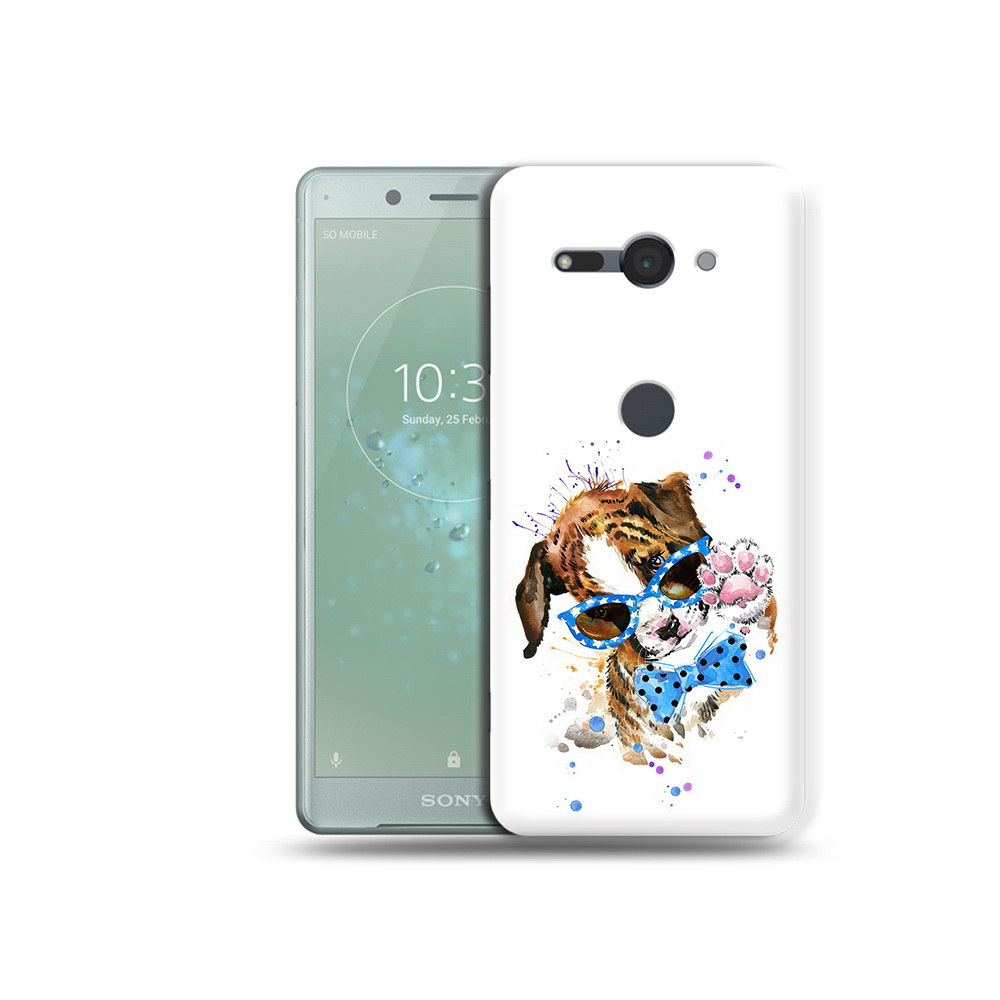 

Чехол MyPads Tocco для Sony Xperia XZ2 Compact лапочка, Прозрачный, Tocco