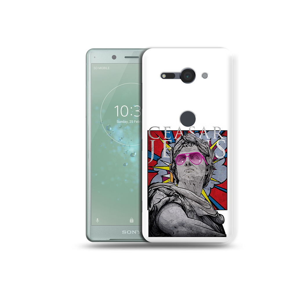 

Чехол MyPads Tocco для Sony Xperia XZ2 Compact крутая статуя свободы, Прозрачный, Tocco