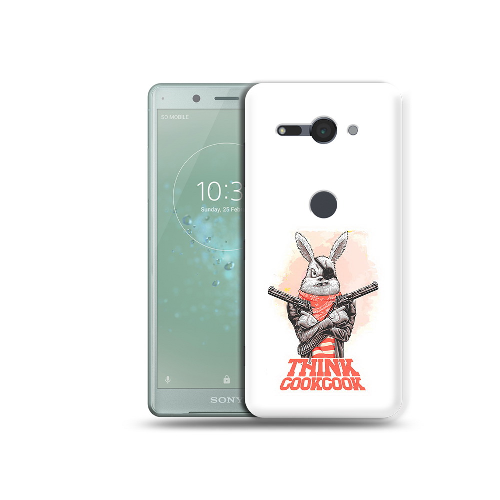 

Чехол MyPads Tocco для Sony Xperia XZ2 Compact кролик пират, Прозрачный, Tocco