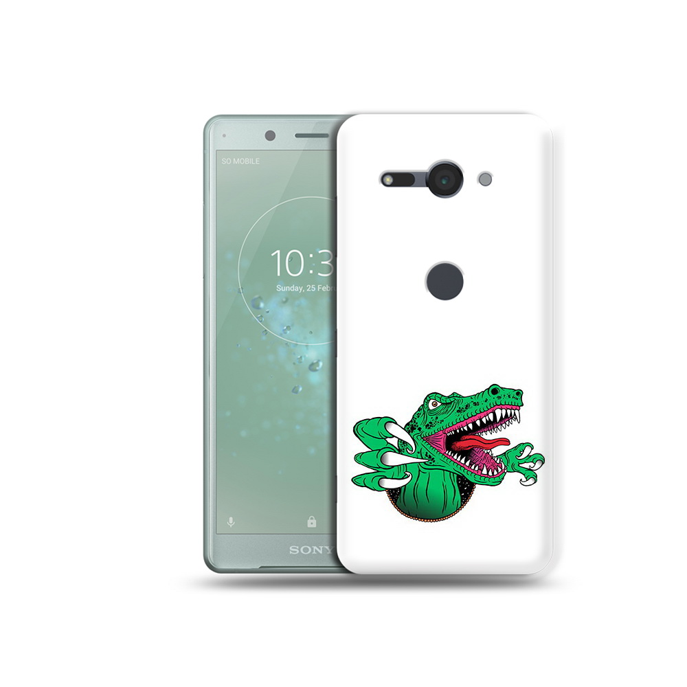 

Чехол MyPads Tocco для Sony Xperia XZ2 Compact крокодил, Прозрачный, Tocco